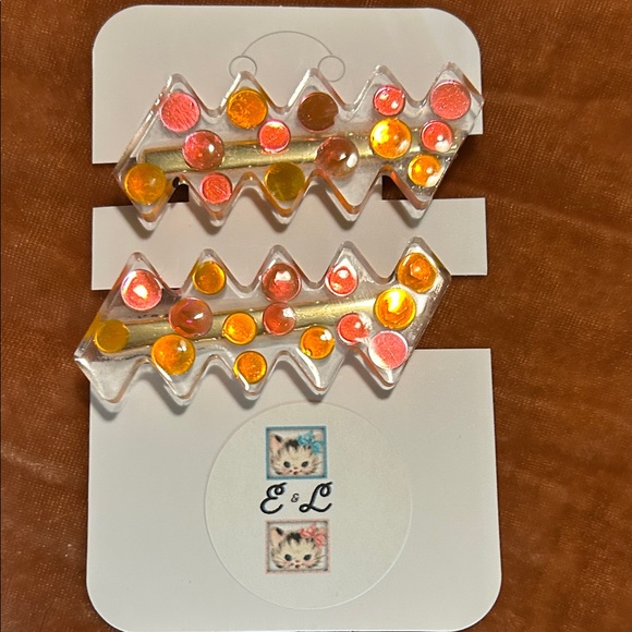 Colorful Hair Clips Set - Picture 2 of 7